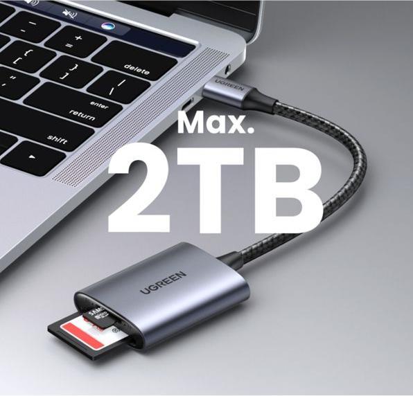 Produktbild Ugreen USB-C Card Reader CM401 (USB-C)