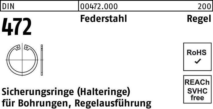 Produktbild Sicherungsring DIN 472 215 x 5 Federstahl Regelausf.