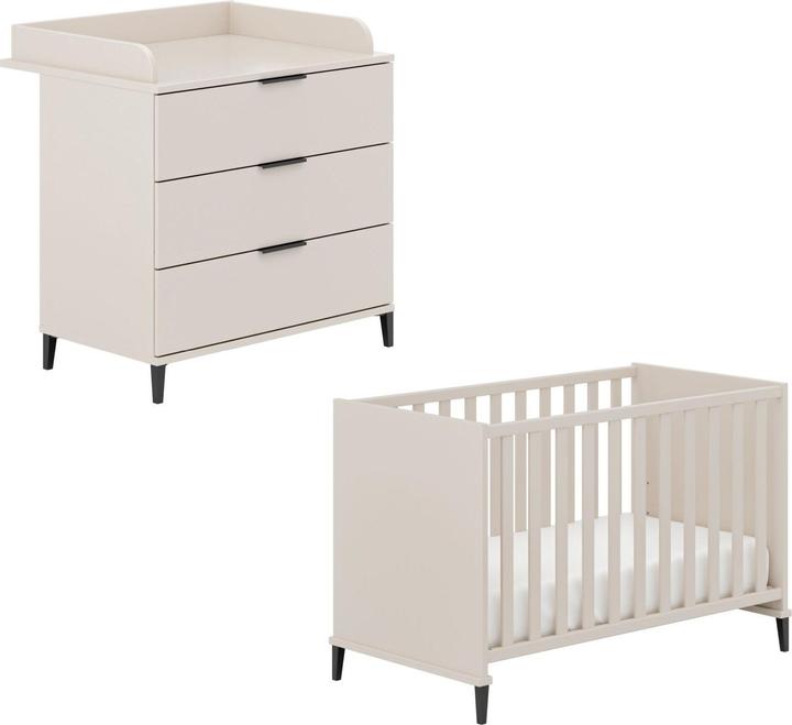 Produktbild Paidi Transland Ari Kinderzimmer-Set Kinderbett und Wickelkommode (Babybett, Wickelkommode)