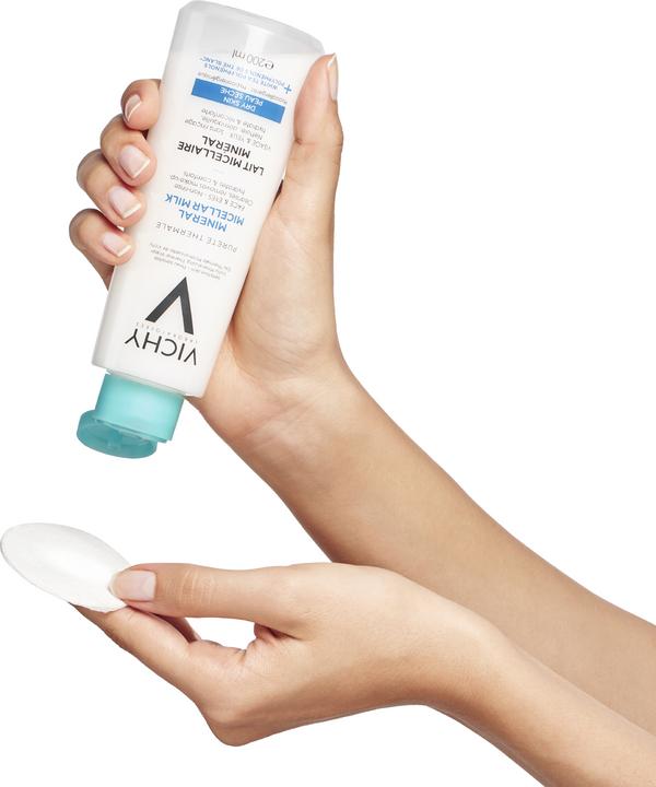 Actual product image Vichy Pureté Thermale Mineral Milk For Dry Skin (Cleansing lotion, 200 ml)
