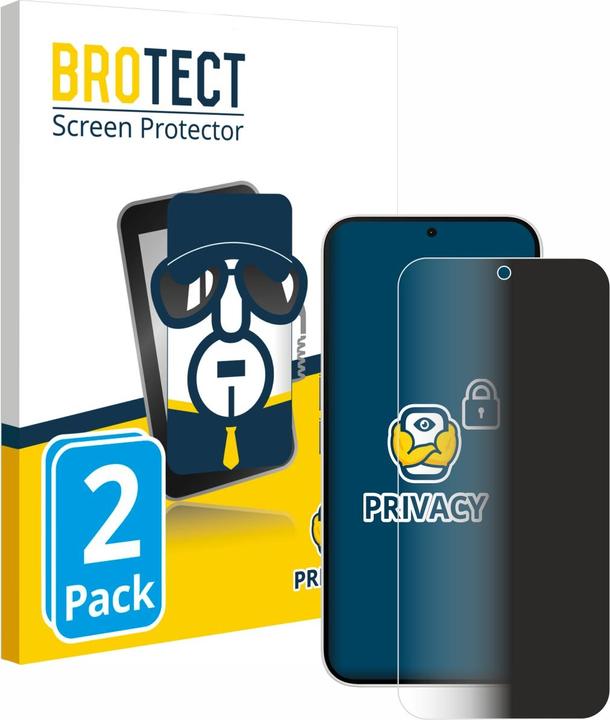 Produktbild BROTECT Sichtschutzfolie Anti-Spy Privacy Folie Blaulicht-Schutz (2 Stück, Nothing Phone (2a))