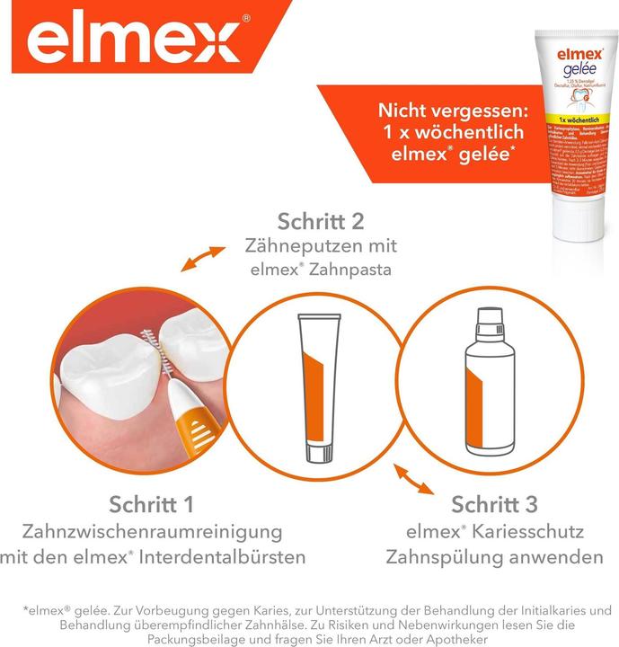 Produktbild Elmex Blau, Grösse 3 (8 x, 3 mm)