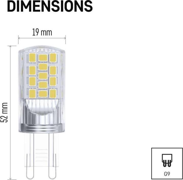 Image du produit Emos ZQ9545.2 (G9, 4 W, 470 lm, 2 x, E)