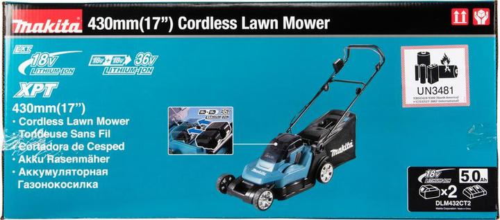 Actual product image Makita DLM432CT2 (Rechargeable battery operated)
