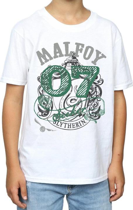 Immagine prodotto Maglietta in cotone da ragazzo Draco Malfoy Seeker (152, 158)