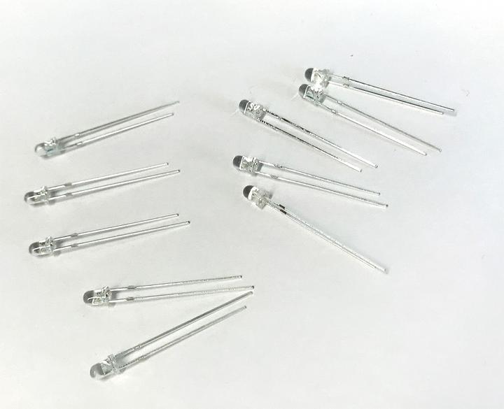 Produktbild OEM UV-LED im Transparenten Gehäuse 3mm