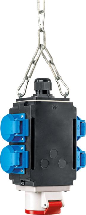 Productafbeelding As - Schwabe AS Schwabe CEE hangende verdeler 60733 60733 (5 x, CEE 7/3, CEE)