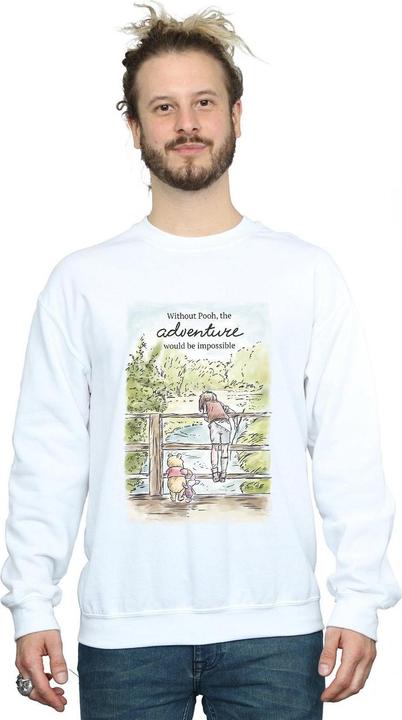 Actual product image Disney Mens Winnie The Pooh Adventure Sweatshirt (XL)