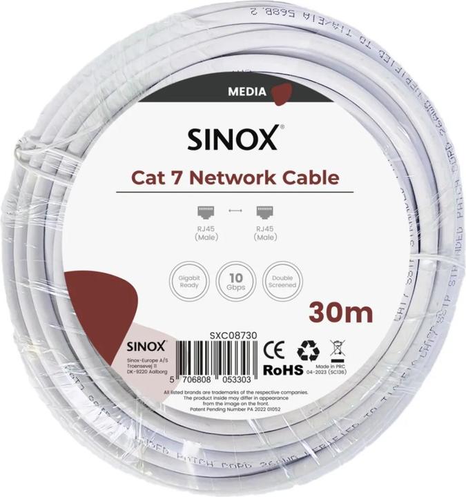 Immagine prodotto Sinox SXC08730 (S/FTP, CAT7, 30 m)