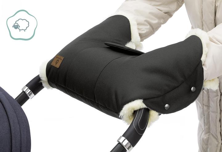 Actual product image Babyworld BW hand warmer lambskin sw