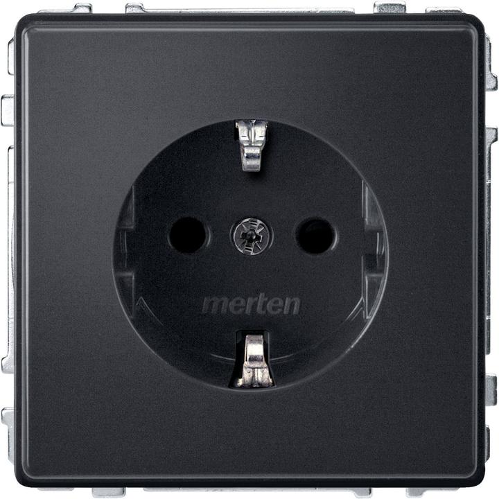 Produktbild Merten EL ME 23007214 Aquadesign Steckdose erhöhter Berührungsschutz
