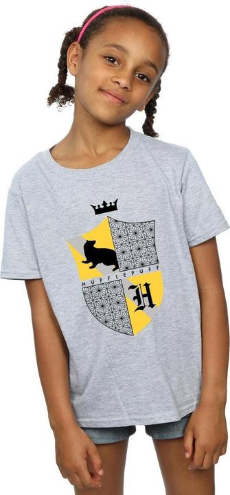 Image du produit - T-shirt HUFFLEPUFF SHIELD - Fille (140, 146)