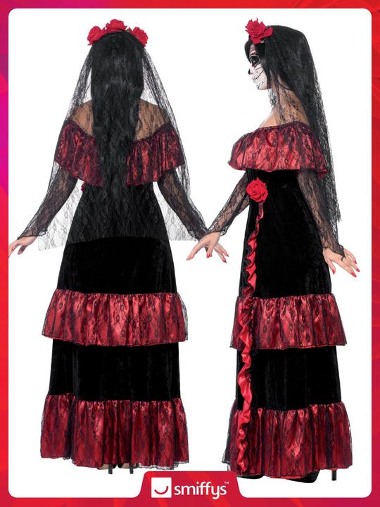 Image du produit Smiffys Costume de mariée du jour des morts (XL)