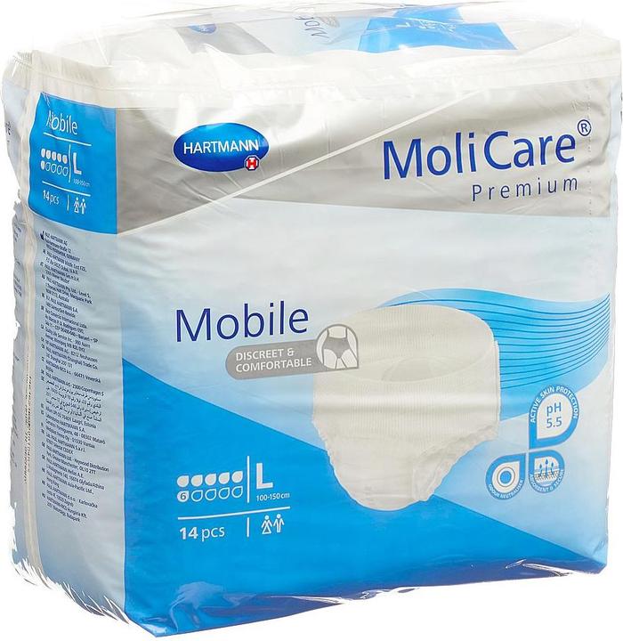 Produktbild MoliCare Mobile 6 Inkontinenz Pants (14 x, L)