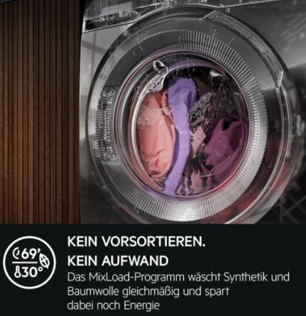Actual product image AEG LR7G60489 wasmachine Voorbelading 8 kg 1400 RPM A Wit (8 kg, Left)