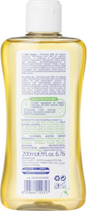 Produktbild Chicco Badeöl 0m+ Öl