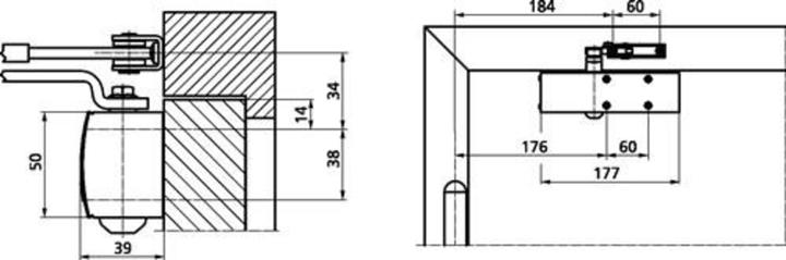 Produktbild Geze TS 3000 V (Glastür, Indoor)