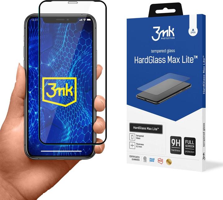 Produktbild 3MK Hardglass Max Lite Bildschirmschutz (1 Stück, Apple iPhone 11 Pro)