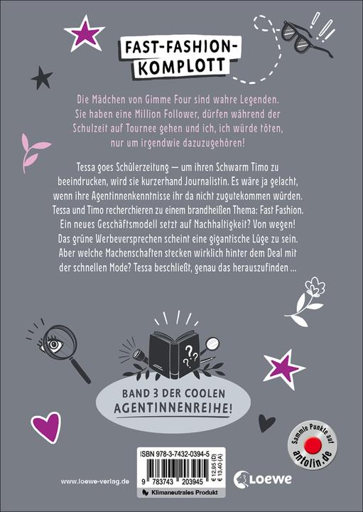 Image du produit T wie Tessa (Band 3) - Geheime Geschäfte (Allemand, Mme Scheunemann, Inca Vigh, 2022)