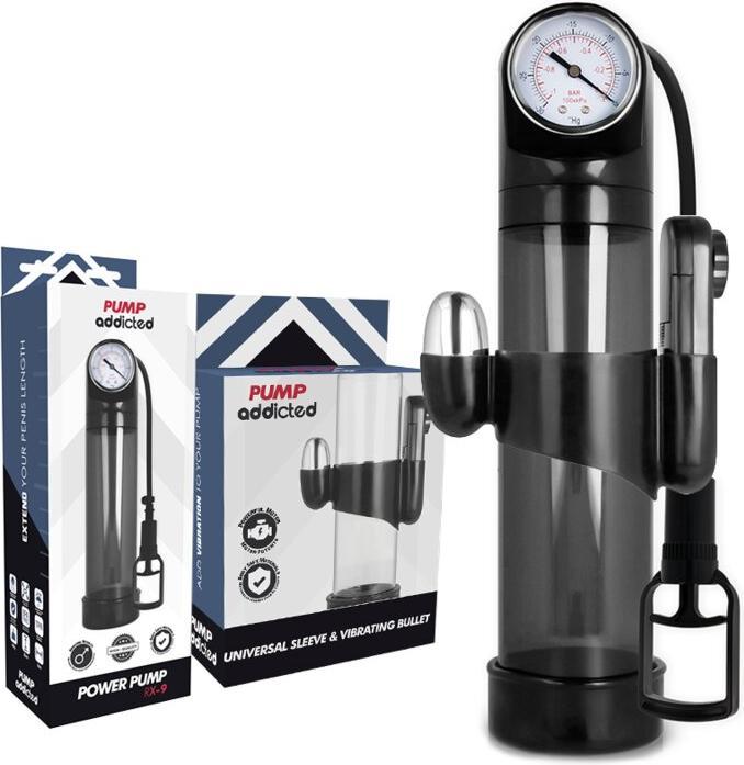 Actual product image Pump Addicted Rx9 Black Vibrator