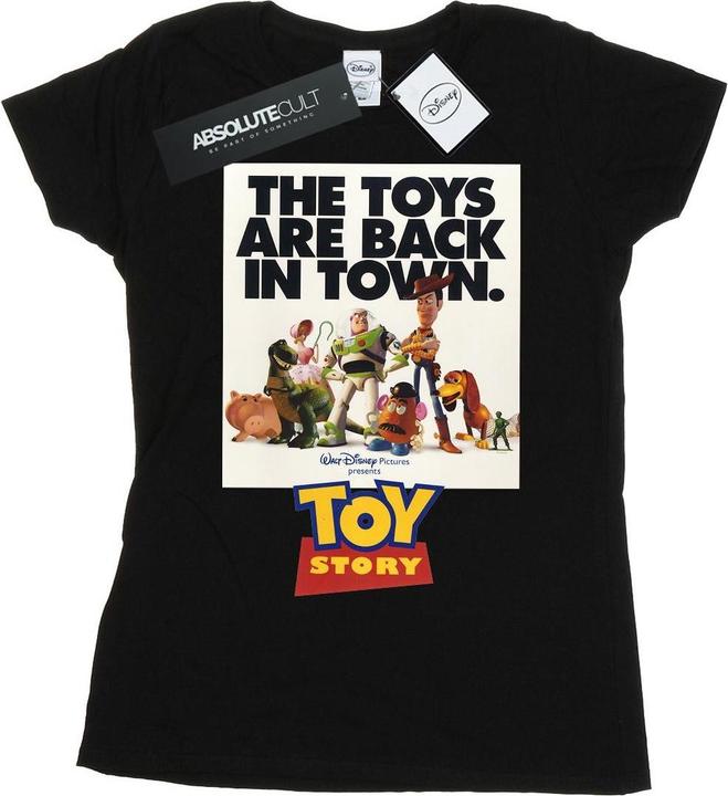 Actual product image Disney Womens/Ladies Toy Story Movie Poster Cotton T-Shirt (XL)