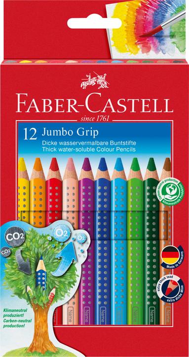 Produktbild Faber-Castell Jumbo Grip (Mehrfarbig, 12 x)