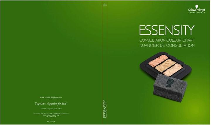 Schwarzkopf Salon Tools - Farbkarte Essensity Consultation
