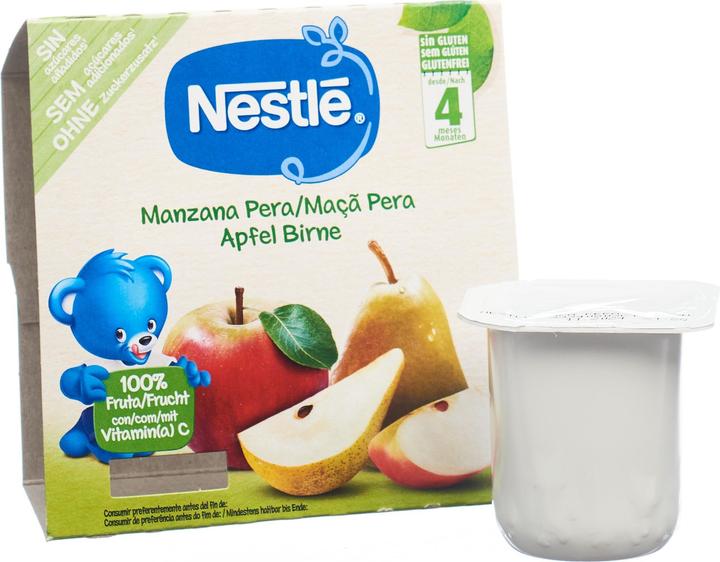 Produktbild Nestlé Apfel Birne Kompott, nach 4 Monaten (400 g)