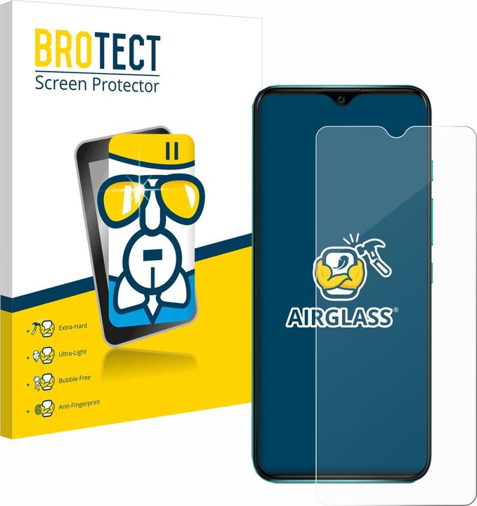 Actual product image BROTECT AirGlass Glass (1 Piece, Wiko Power U10)