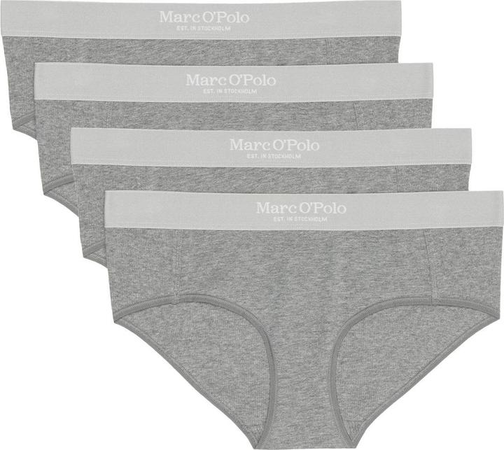 Produktbild Marc O'Polo 4er Pack Iconic Rib Hipster (L, 4er Pack)