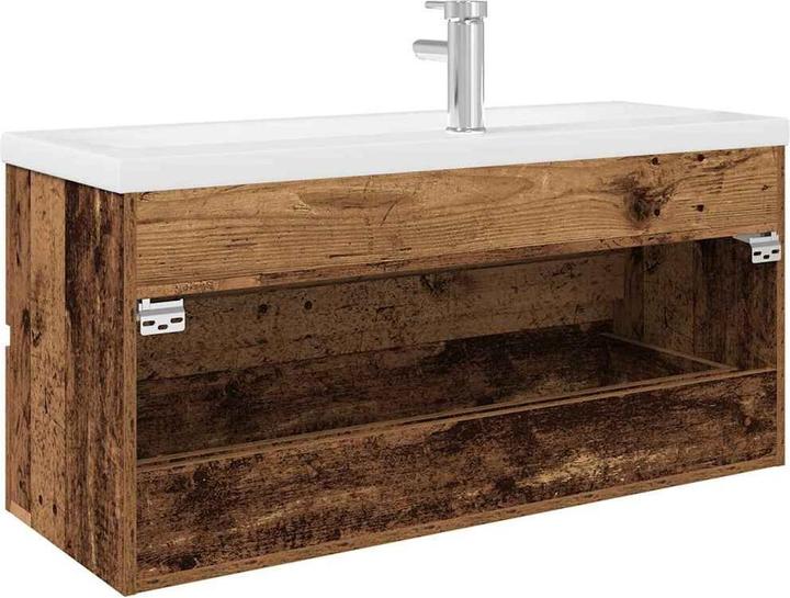 Actual product image VidaXL Vanity unit with built-in basin and tap Bathroom washbasin