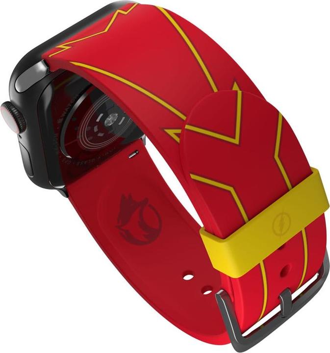 Immagine prodotto Moby Fox Bracciale DC per smartwatch Logo The Flash (Resistente al sudore e ai raggi UV, Silicone di alta qualità)