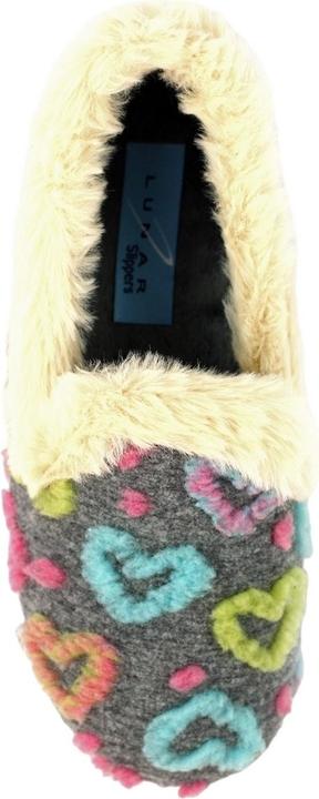 Actual product image Lunar Womens/Ladies Truffle Slippers (38)