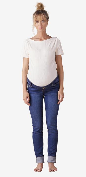 Actual product image Envie de Fraise Skinny-Umstandsjeans, Seamless-Bund WATERLESS, Bundweite verstellbar (36)