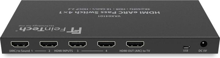 Immagine prodotto FeinTech Passaggio HDMI eARC 4x1