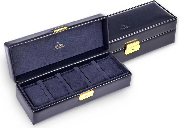 Image du produit Sacher 1015.301.014023 - Etui pour 5 montres acuro navy (cuir)