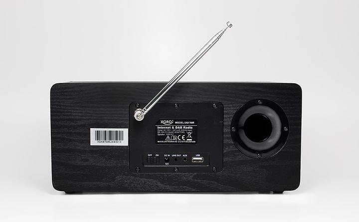 Productafbeelding Xoro DAB 700 IR (DAB+, Internet radio, Bluetooth, WiFi)
