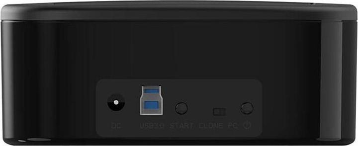 Productafbeelding Orico dockingstation voor 2,5" / 3,5" HDD / SSD, 5Gbps, USB-C naar USB-C/A met kloonfunctie (zwart