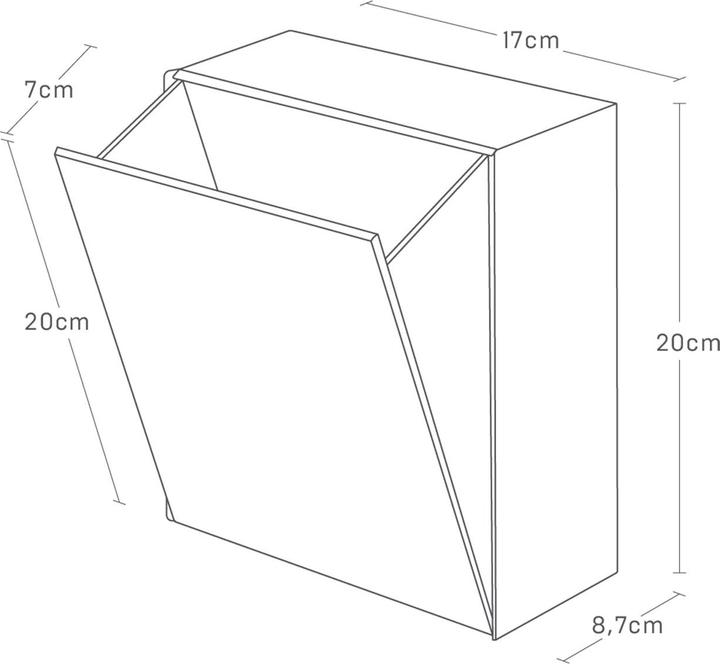 Produktbild Yamazaki Klebehaken-Aufbewahrungsbox TOWER