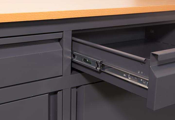Produktbild Jet-Line Werkbank SMOLENSK anthrazit 120 cm (120 cm, 60 cm)