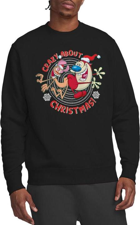 Produktbild Ren & Stimpy Crazy About Christmas Sweatshirt (L)