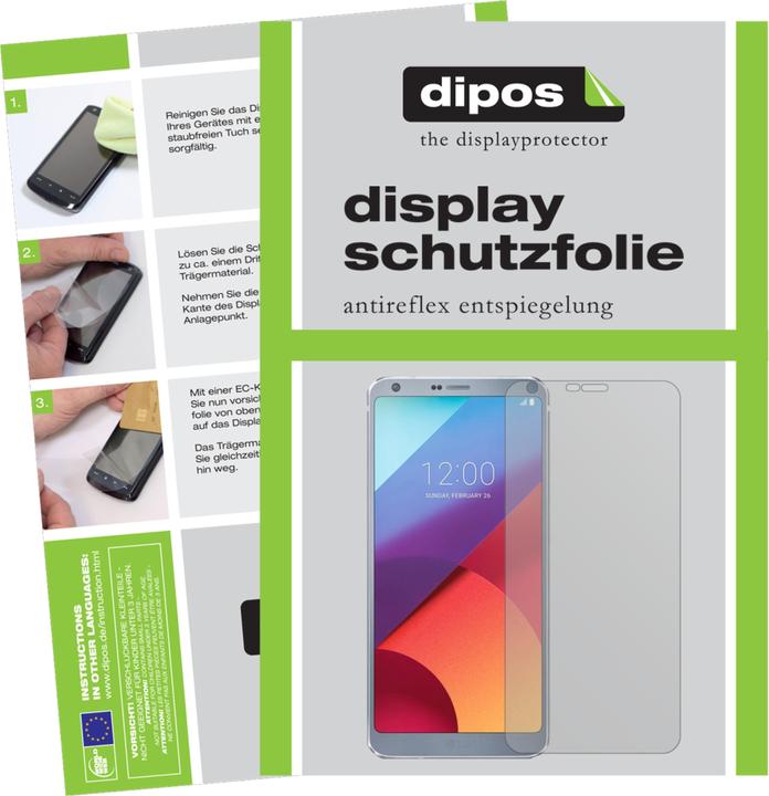Produktbild Dipos Displayschutzfolie Antireflex (6 Stück, LG G6+)