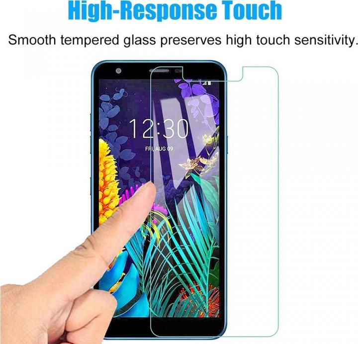 Actual product image Screenguard LG K30 bulletproof glass protective film Case Friendly Design (1 Piece, K30)