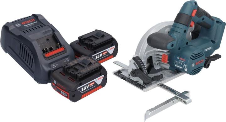Actual product image Bosch Professional Bosch GKS 18V-57-2 Professional cordless circular saw 18 V 165 mm brushless + 2x rechargeable