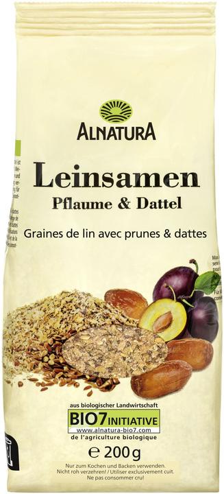 Immagine prodotto Alnatura Semi di lino biologici Prugna e Dattero 200g (200 g)