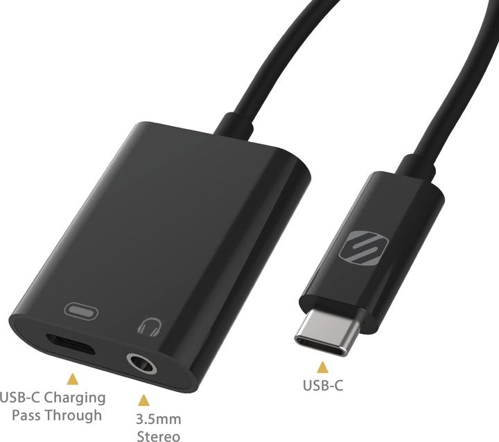 Actual product image Scosche StrikeLine (USB Type C, 3.5mm jack, USB Type C)