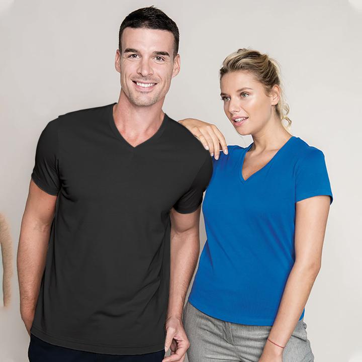 Image du produit Kariban T-shirt Slim Fit col V (XL)