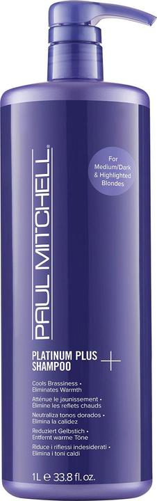 Produktbild Paul Mitchell Platinum Plus Shampoo 1000 ml (1000 ml, Flüssiges Shampoo)