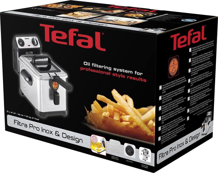 Actual product image Tefal Filtra Pro FR5111 Deep Fryer Single Image Standalone 2400 W Black