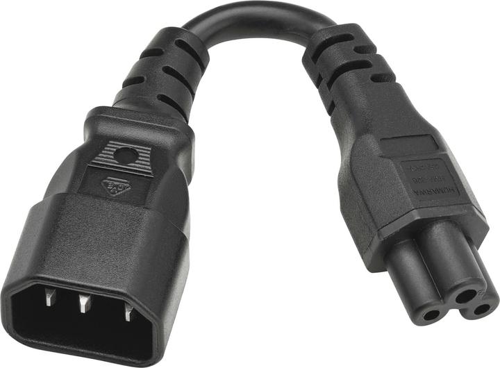 Actual product image Eaton POWER CABLE C14 TO C5 H05VV-F (0.15 m, C5, C14)